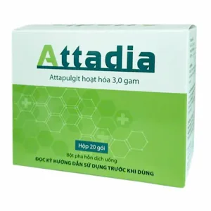 Attadia 3g Attapulgit - Trị tiêu chảy cấp, rối loạn tiêu hóa, đầy bụng