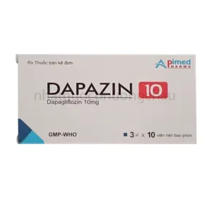 Dapazin 10mg Dapagliflozin - Trị đái tháo đường típ 2, suy tim, thận