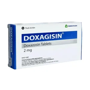 Doxagisin 2mg Doxazosin - Tăng sản lành tính tuyến tiền liệt, tăng huyết áp