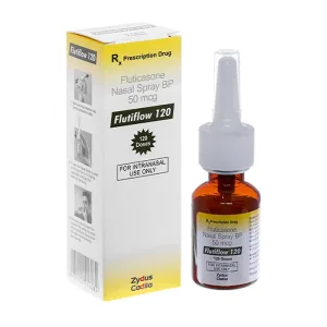 Flutiflow 120 Fluticasone nasal spray - Trị viêm mũi dị ứng, viêm mũi vận mạch, polyp mũi