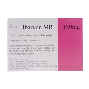Ibartain MR 150mg Irbesartan - Trị tăng huyết áp, bảo vệ thận, giảm protein niệu