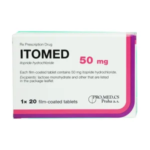 Itomed 50mg Itopride - Trị khó tiêu, buồn nôn, nôn, đầy bụng khó tiêu
