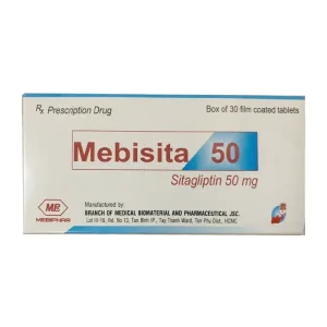 Mebisita 50mg Sitagliptin - Hạ đường huyết, trị tiểu đường típ 2