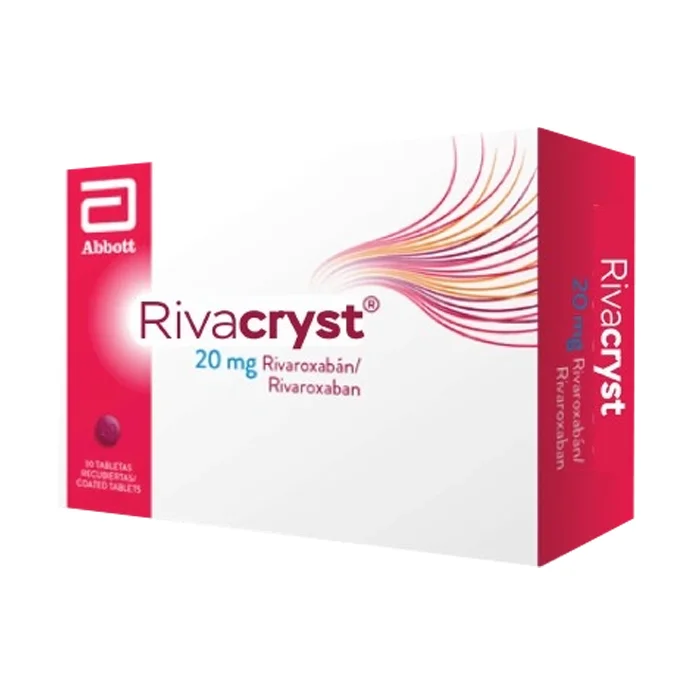 Rivacryst 20mg Rivaroxaban - Dự phòng đột quỵ, huyết khối tĩnh mạch