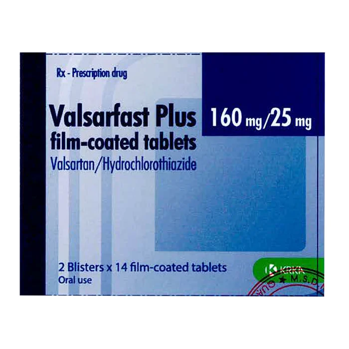 Valsarfast plus 160mg-25mg