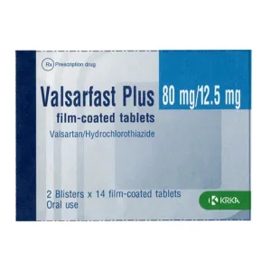 Valsarfast Plus 80mg/12.5mg film-coated tablets - Trị tăng huyết áp