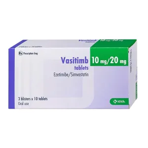 Vasitimb 10mg/20mg - Giảm cholesterol, phòng ngừa biến cố tim mạch