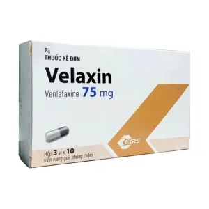 Velaxin 75mg Venlafaxine - Giảm lo âu, trầm cảm, hoảng sợ