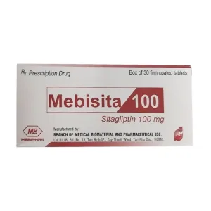 Mebisita 100mg Sitagliptin - Trị tiểu đường tuýp 2