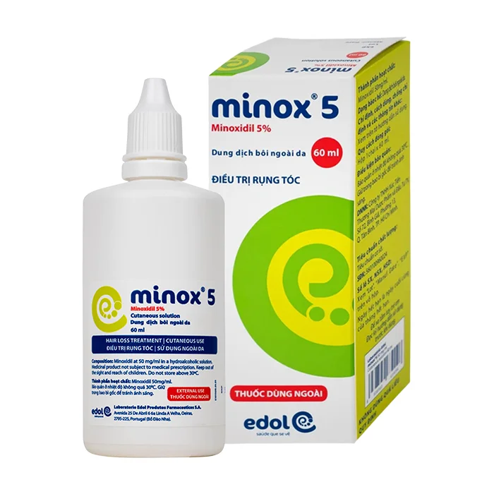 Minox 5% Minoxidil - Giảm rụng tóc, kích thích mọc tóc