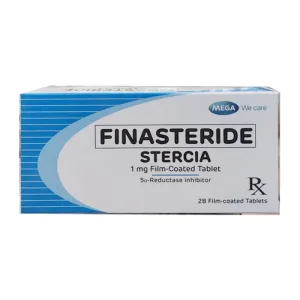 Stercia 1mg Finasteride - Giảm rụng tóc do nội tiết, hói đầu