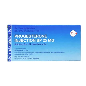 Progesterone injection 25mg/ml- Ổn định niêm mạc tử cung