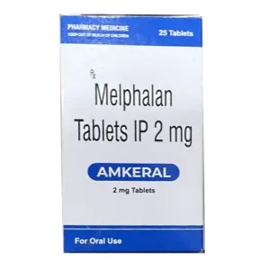 Amkeral 2mg Melphalan - Trị ung thư buồng trứng, Đa u tủy xương