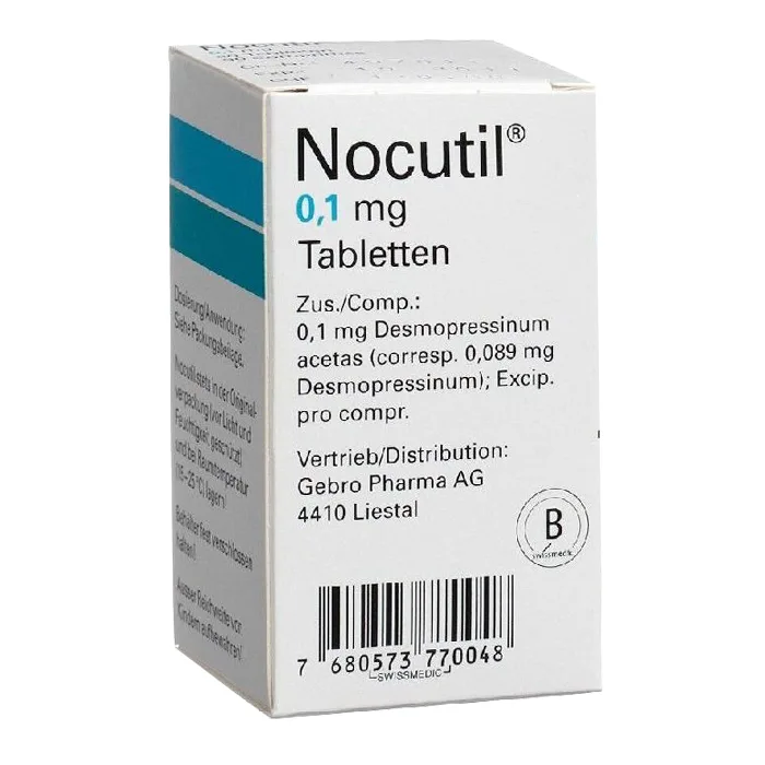 Nocutil 0.1mg Desmopressin - Trị đái dầm, tiều đêm do đa niệu