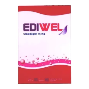 Ediwel 75mg Clopidogrel - Giảm nguy cơ hình thành cục máu đông