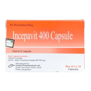 Incepavit 400 Vitamin E - Thiếu vitamin e