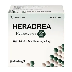 Heradrea 500mg Hydroxyurea - Tăng tiểu cầu tiên phát