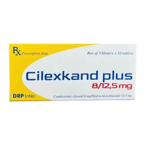 Cilexkand Plus 8/12,5mg - Trị tăng huyết áp nguyên phát khi đơn trị liệu không đủ kiểm soát