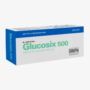 Glucosix 500mg Metformin - Trị đái tháo đường típ 2