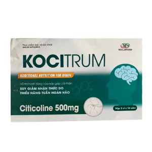 Kocitrum 500mg Citicoline - Giúp cải thiện suy giảm nhận thức