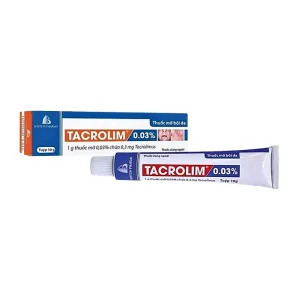 Tacrolim 0,03% Tacrolimus - Trị viêm da cơ địa