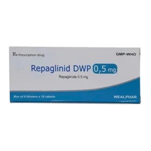 Repaglinid DWP 0,5mg (Hộp 60 viên) - Trị tiểu đường típ 2