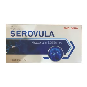 Serovula 3,333g/10ml Piracetam - Chóng mặt, rối loạn thăng bằng