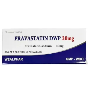 Pravastatin DWP 20 mg -Tăng cholesterol máu