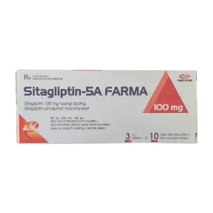 Sitagliptin 5A Farma 100mg - Trị tiểu đường típ 2
