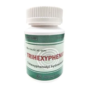 Trihexyphenidyl 2mg chai 500 viên