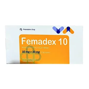 Femadex 10mg (Rosuvastatin/ Ezetimibe) - Hạ cholesterol