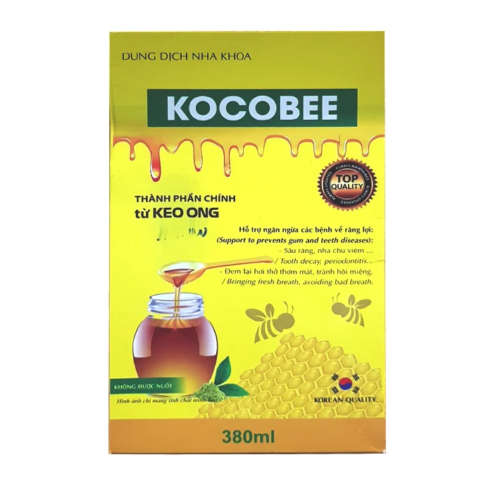 Kocobee 380ml - Giúp hơi thở thơm mát, tránh hôi miệng