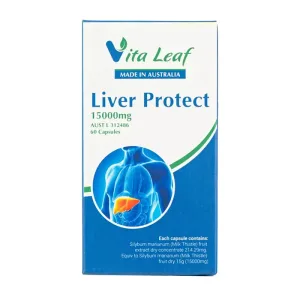 Liver Protect 15000mg Vita Leaf - Giúp hạ men gan, gan nhiễm mỡ