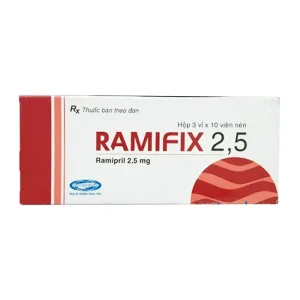 Ramifix 2,5mg (Ramipril) - Trị suy tim sung huyết