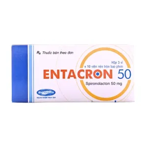 Entacron 25mg (Spironolacton) - Suy tim mạn tính, xơ gan