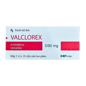 Valclorex 5/80mg - Điều trị tăng huyết áp