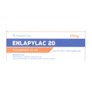 Enlapylac 20mg (Rosuvastatin) - Điều trị tăng triglycerid máu