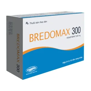 Bredomax 300mg (Fenofibrat) - Trị rối loạn lipid máu