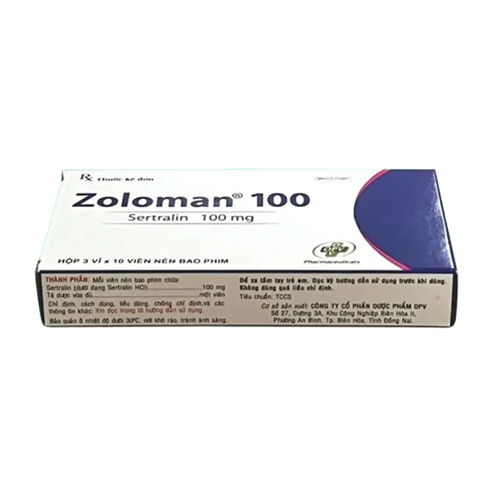 Zoloman 100mg (Sertraline)