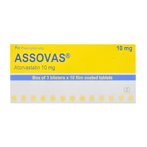 Assovas 10mg (Atorvastatin)